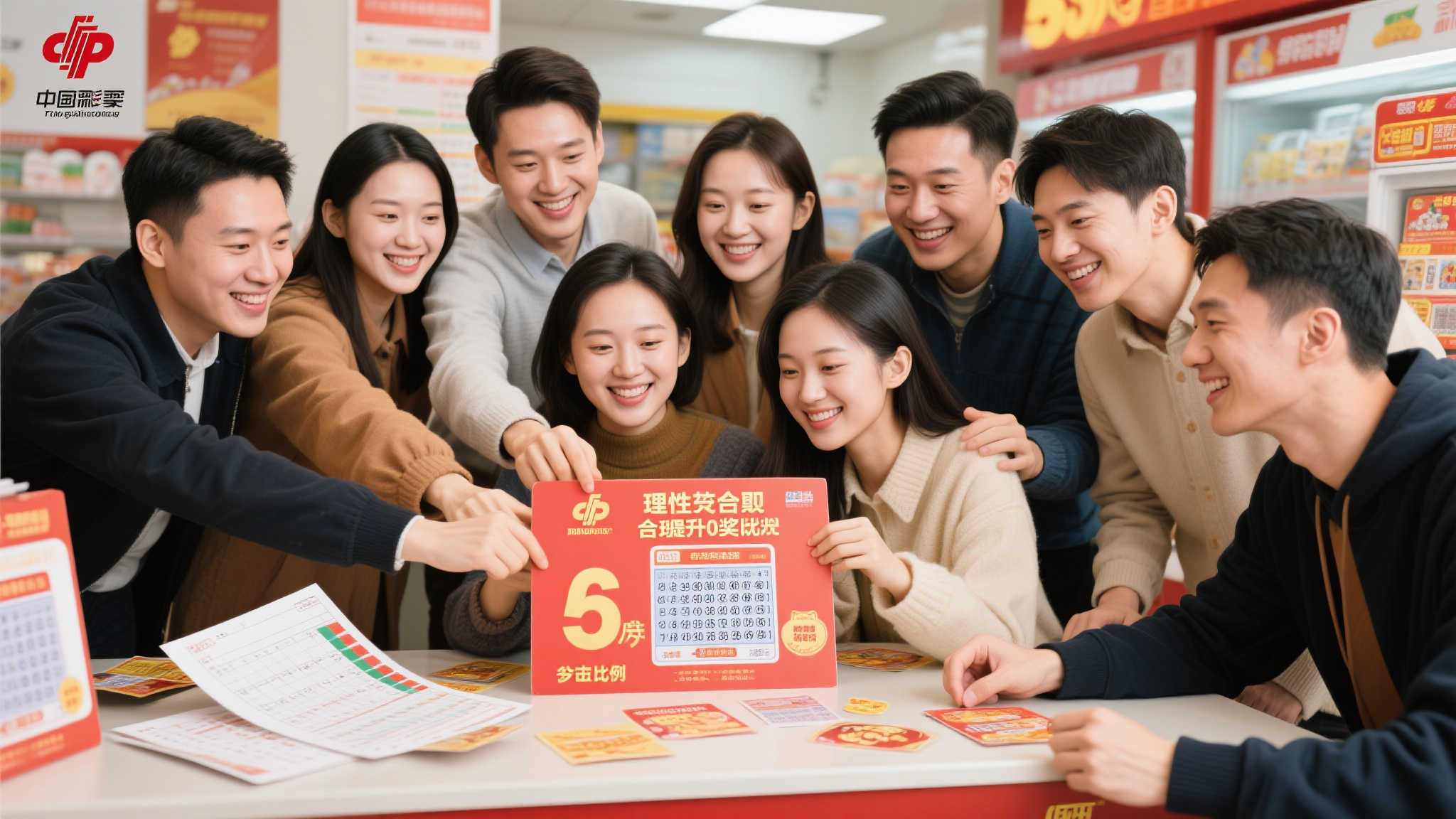 8位朋友联手选号,喜中双色球630万大奖 8位朋友联手选号,喜中双色球630万大奖