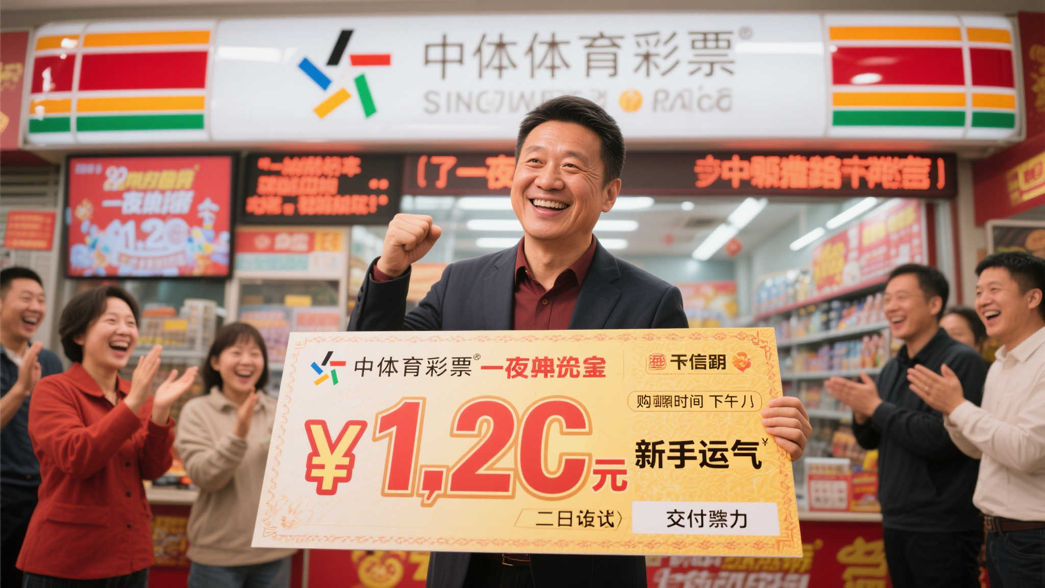 体彩1.2亿大奖次日即兑 新手彩民购彩不到一个月 体彩1.2亿大奖次日即兑 新手彩民购彩不到一个月