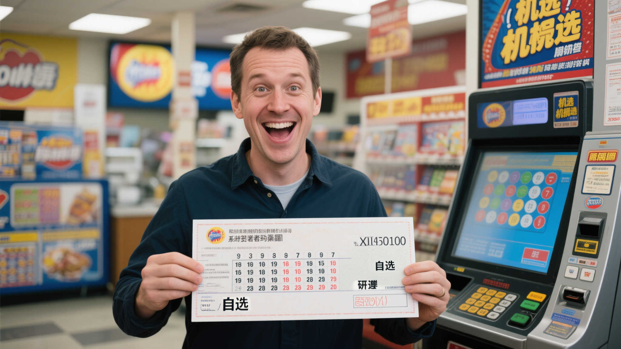 男子出差途中4元随手购彩，竟中大乐透2000万大奖