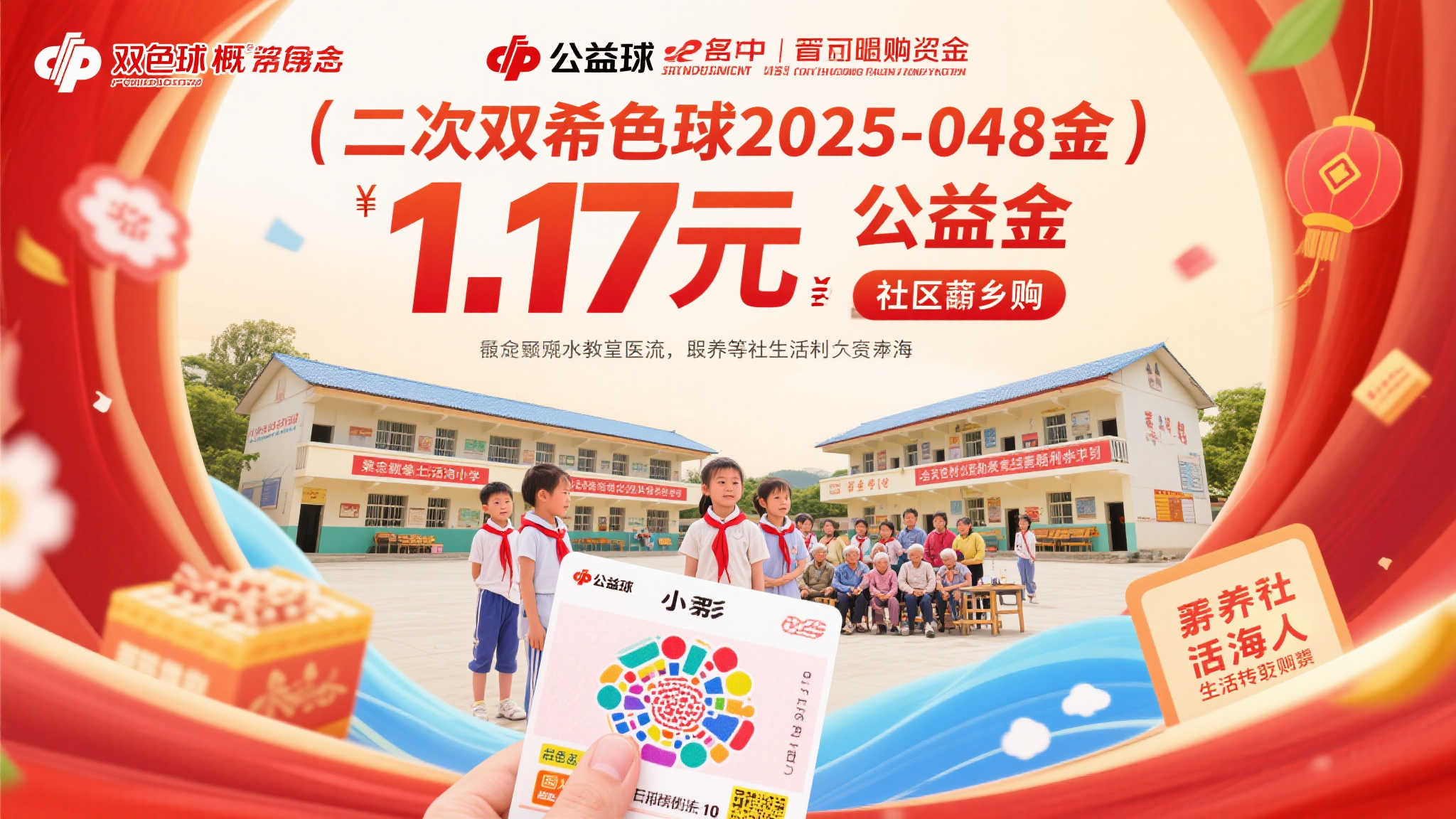 双色球2025年第048期：一等奖独中1注，公益金达1.17亿元