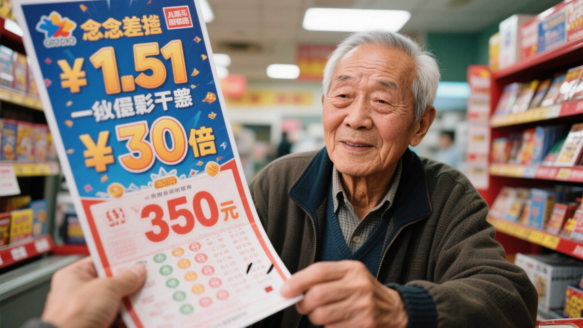 老彩民30倍投注错失1.5亿福彩大奖 揽350万仍从容 老彩民30倍投注错失1.5亿福彩大奖 揽350万仍从容