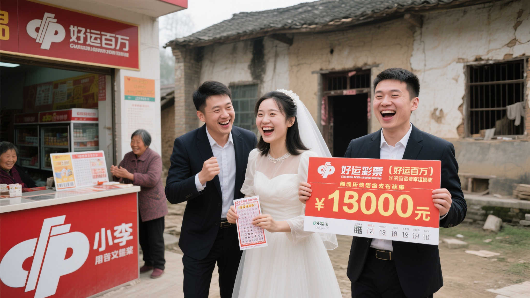 年轻夫妇喜中福彩“好运百万”100万 计划翻新老家旧宅 年轻夫妇喜中福彩“好运百万”100万 计划翻新老家旧宅