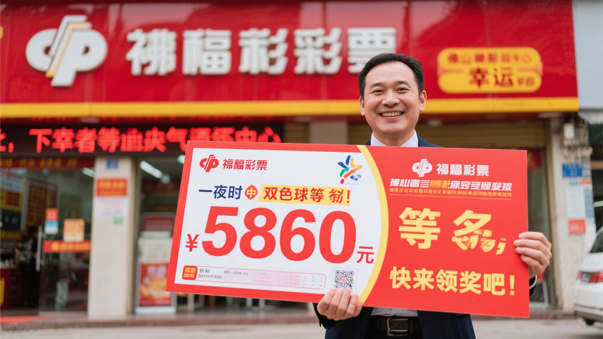 佛山福彩急寻586万双色球大奖得主，速来兑奖！