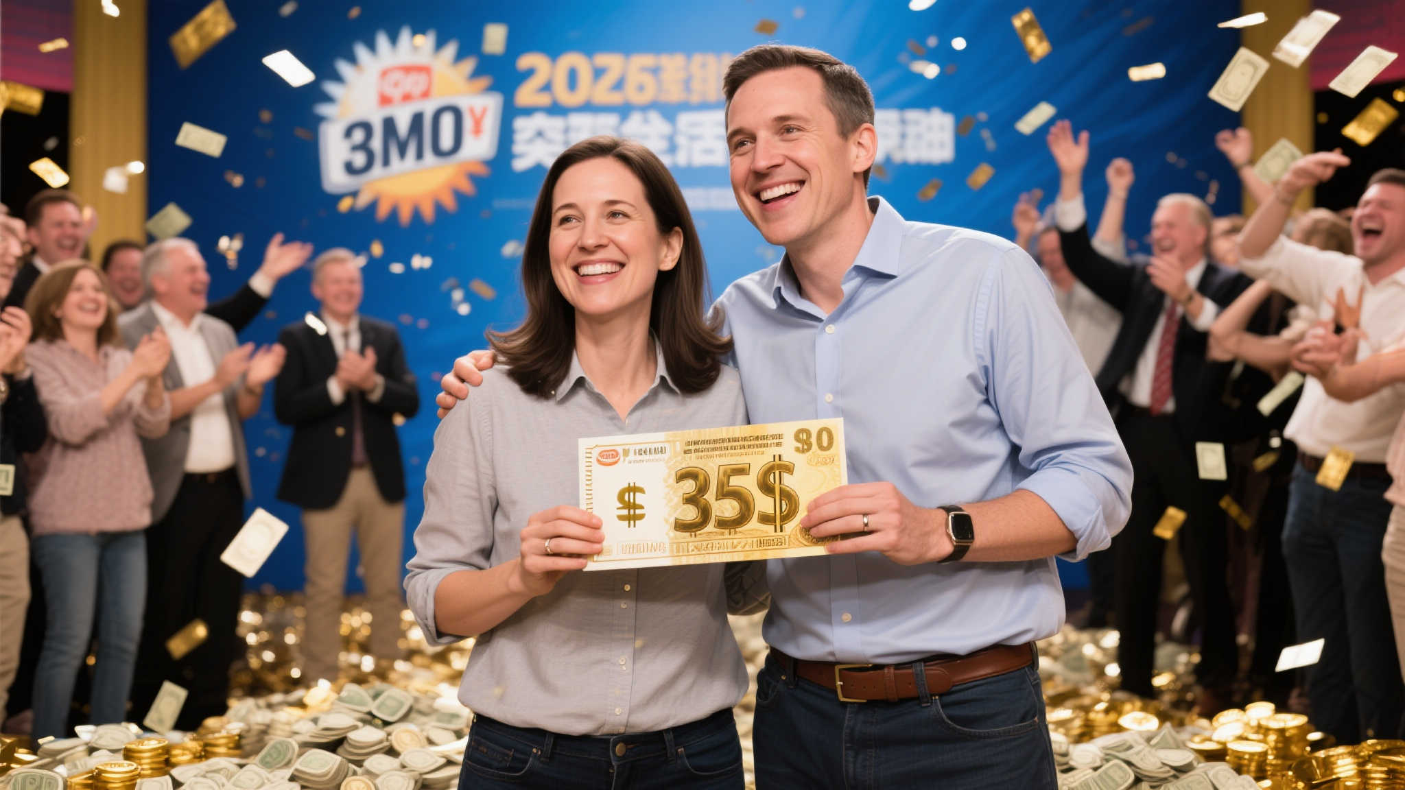 夫妇喜中福彩“喜相逢”80万大奖，领奖后仍坚守岗位