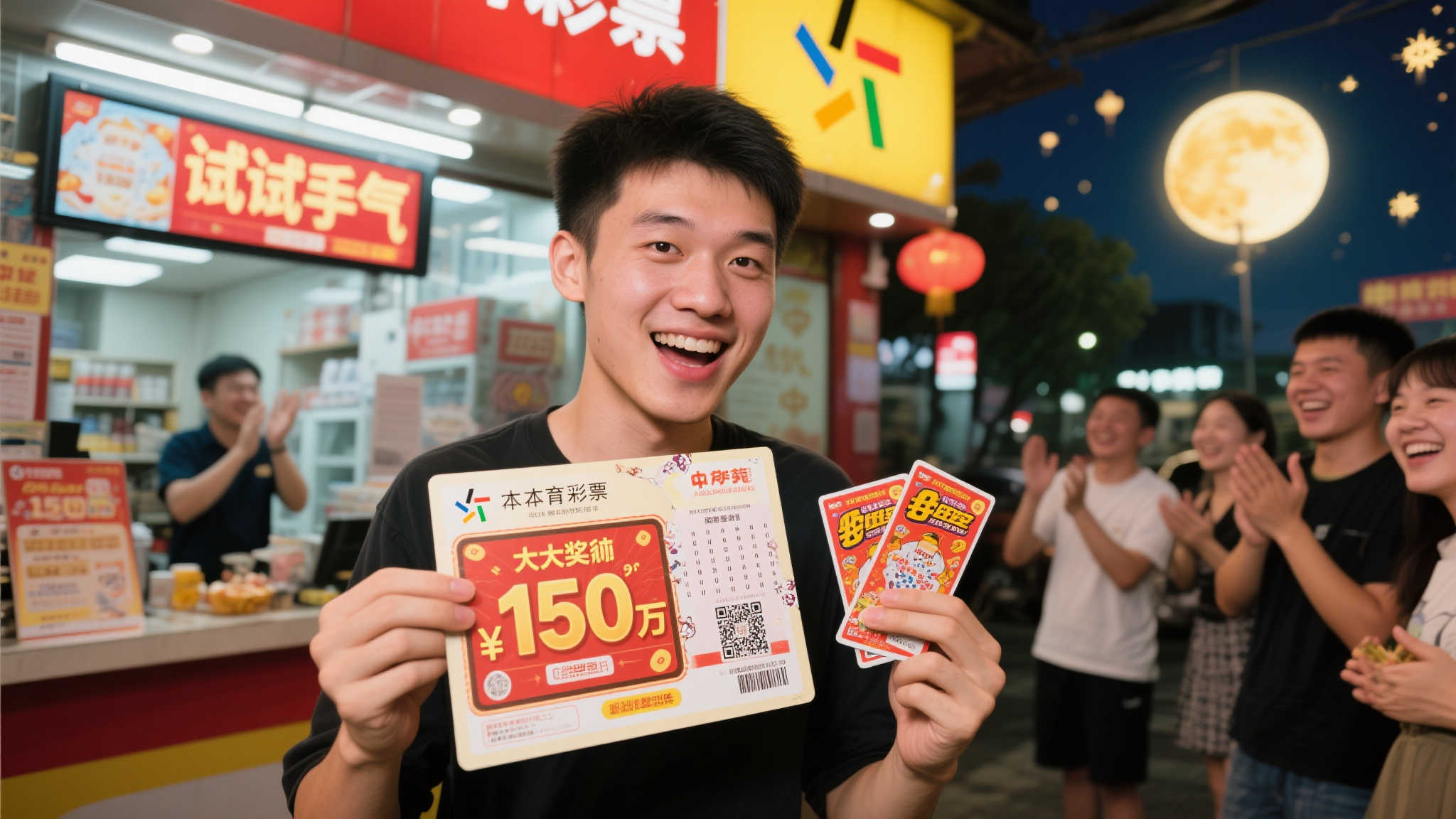 中秋佳节惊喜降临:小伙刮中体彩150万,震惊不敢信! 中秋佳节惊喜降临:小伙刮中体彩150万,震惊不敢信!