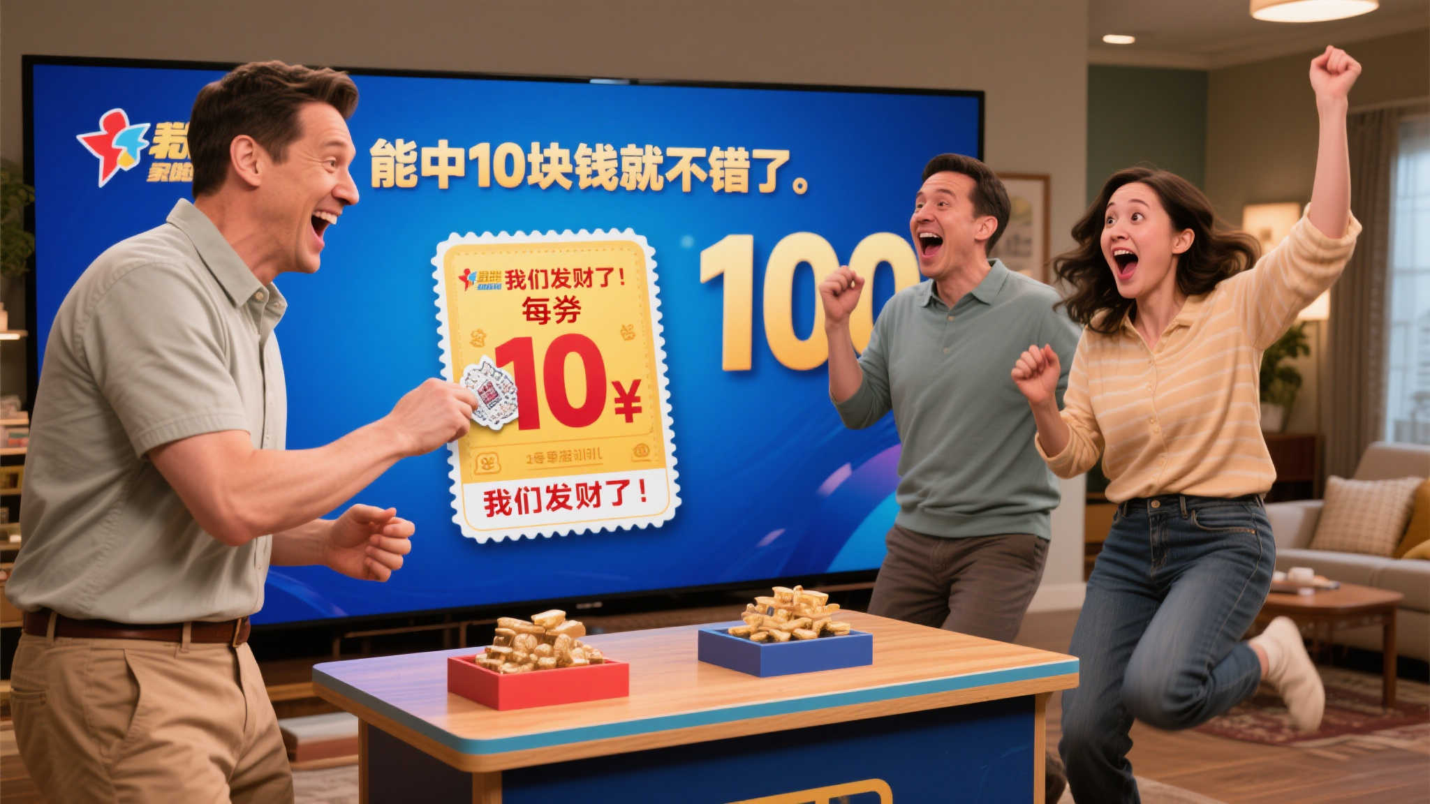 刮刮乐惊喜:妻子小赚百元窃喜,丈夫却中百万大奖 刮刮乐惊喜:妻子小赚百元窃喜,丈夫却中百万大奖