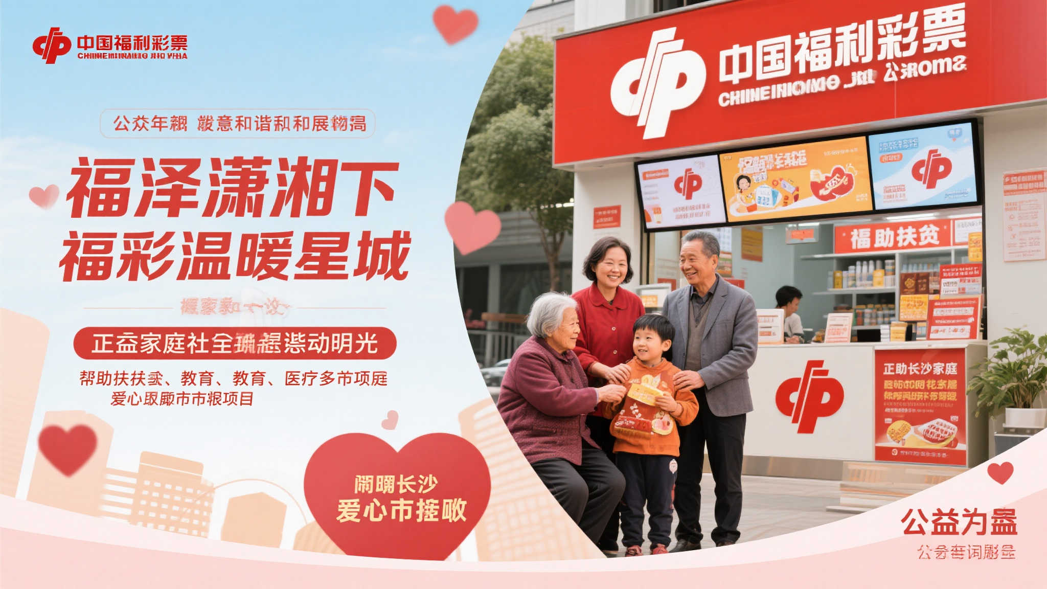 【福彩公益润星城】福泽潇湘，温暖长沙