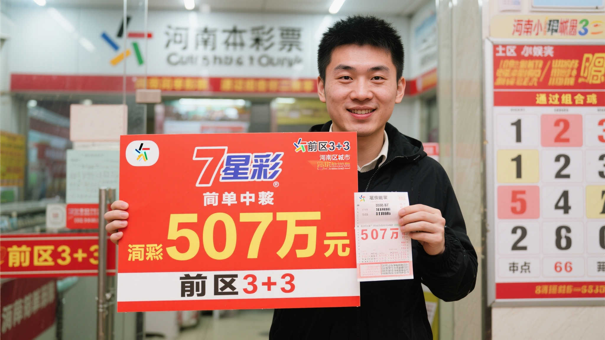 80后巧用3+3投注揽获7星彩507万 奖金优先偿还房贷-图